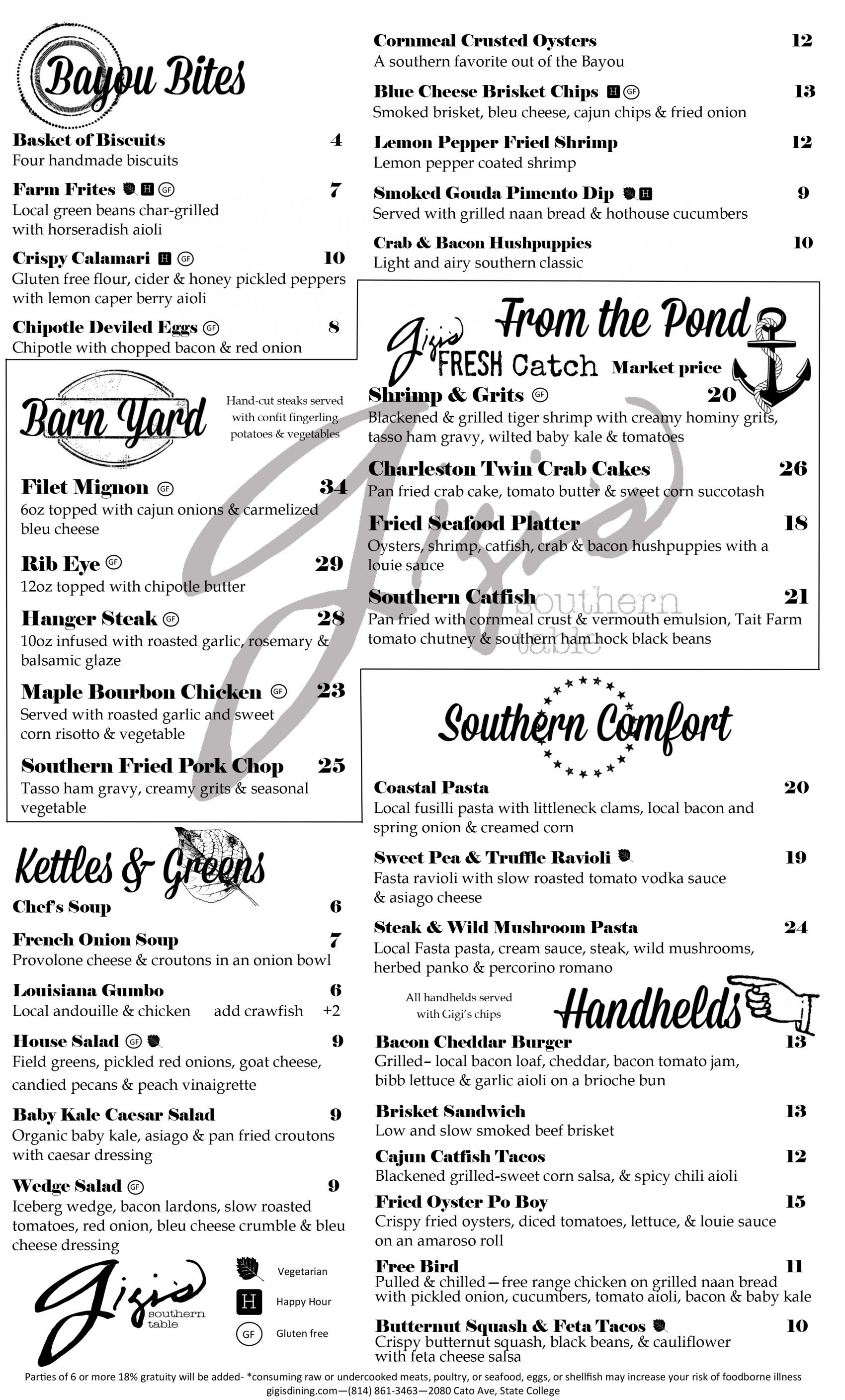 gigis menu updated pdf 1 gigi southern table gigis menu updated pdf 1 gigi southern table