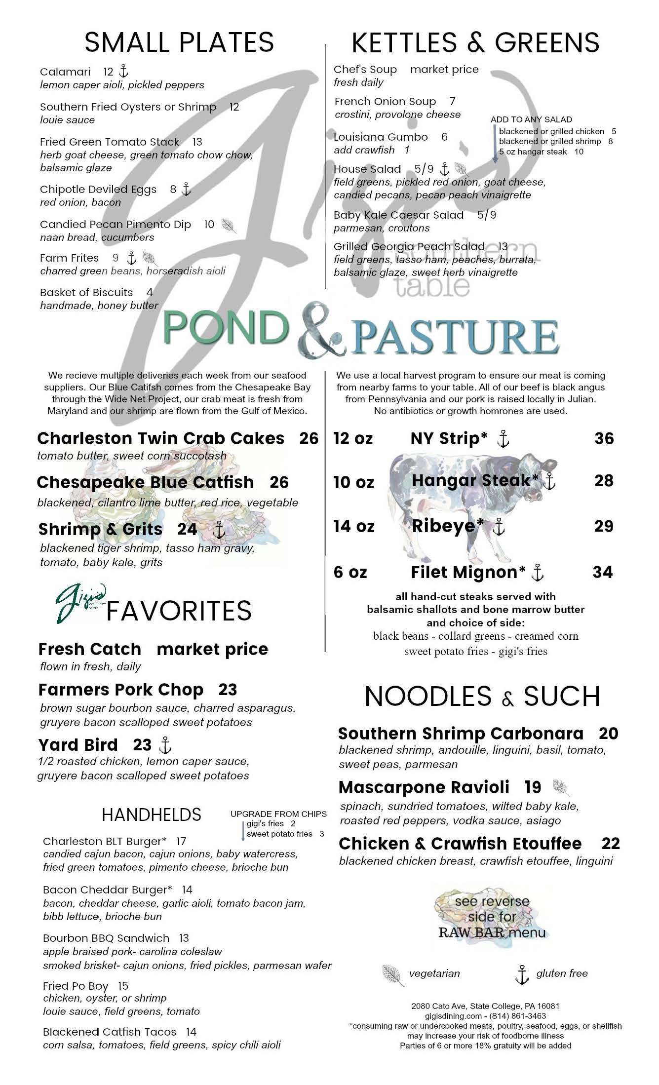 gigi dinner menu state college restaurant places to gigi dinner menu state college restaurant places to